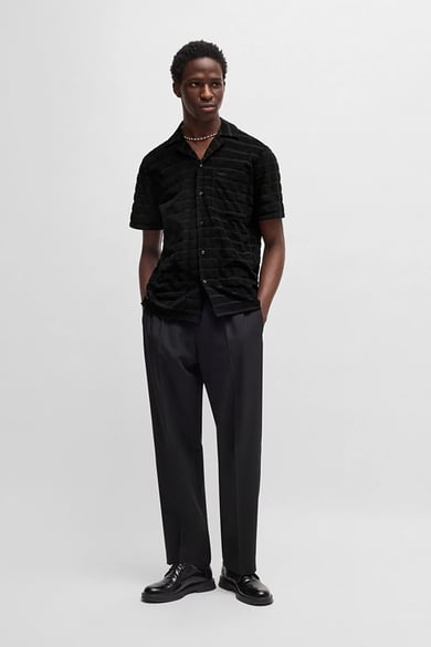 ΠΟΥΚΑΜΙΣΟ HUGO - 001 ΜΑΥΡΟ